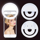 Clip-On Selfie Ring Light for Phone